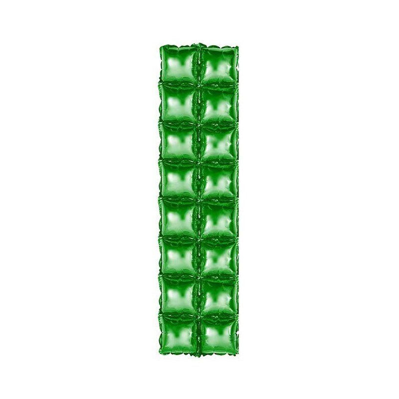 10 Pc Double Row Mylar Foil Balloon Backdrop 41"x11" Green - YauSpark