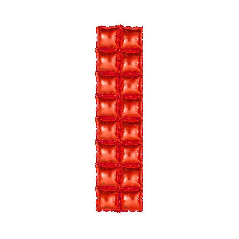 10 Pc Double Row Mylar Foil Balloon Backdrop 41"x11" Red - YauSpark