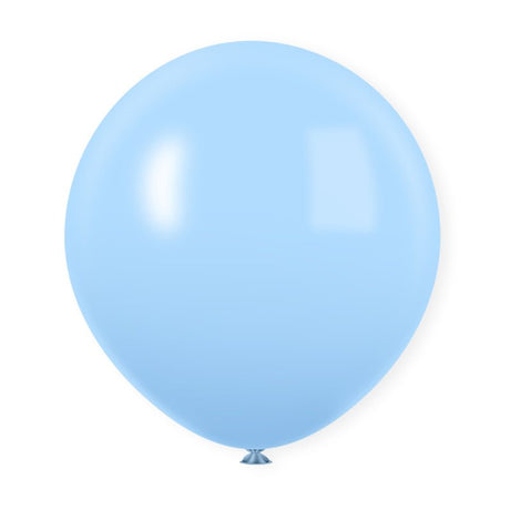 10 Pc Macaroon Blue Latex Helium, Air or Water Balloons 18" - YauSpark