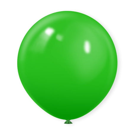 10 Pc Matte Lime Green Latex Helium, Air or Water Balloons 18" - YauSpark