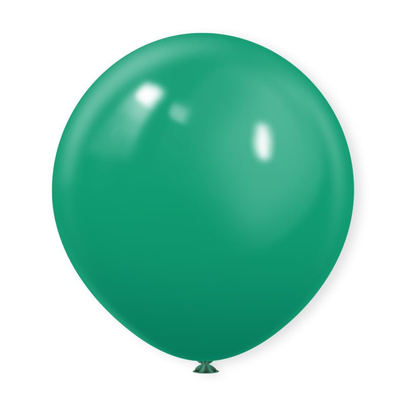 10 Pc Matte Mid Green Latex Helium, Air or Water Balloons 18" - YauSpark