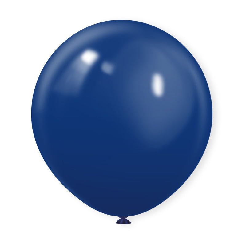 10 Pc Matte Navy Blue Latex Helium, Air or Water Balloons 18" - YauSpark