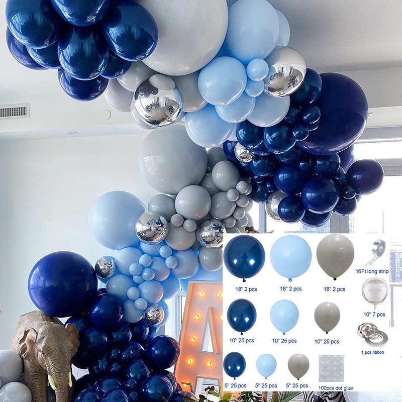 10 Pc Matte Navy Blue Latex Helium, Air or Water Balloons 18" - YauSpark