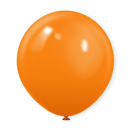 10 Pc Matte Orange Latex Helium, Air or Water Balloons 18" - YauSpark