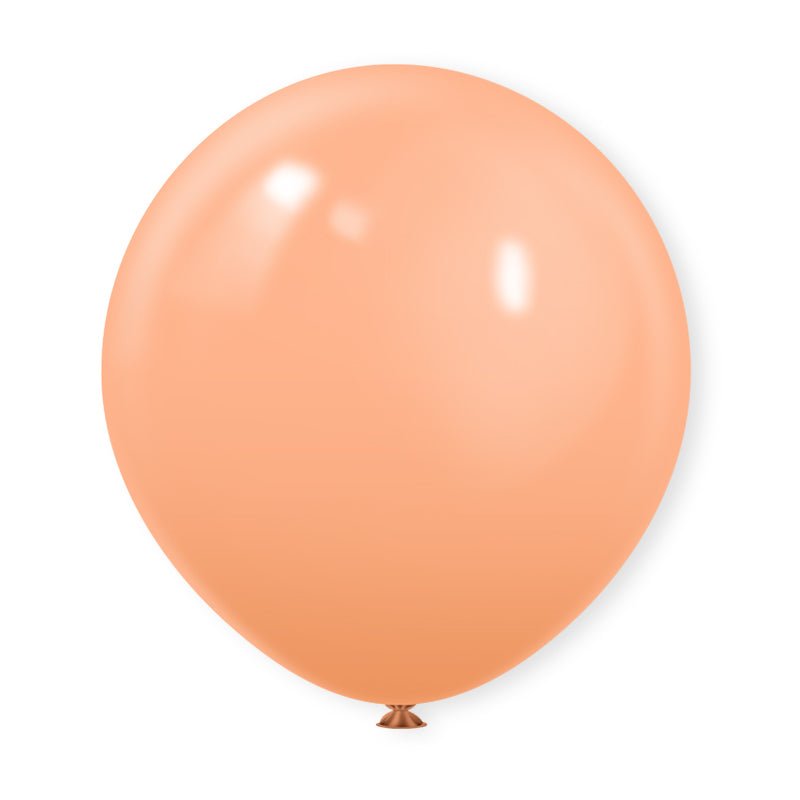 10 Pc Matte Peach Latex Helium, Air or Water Balloons 18" - YauSpark