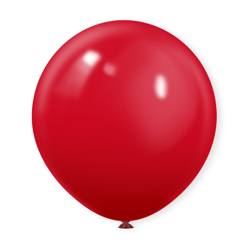 10 Pc Matte Red Latex Helium, Air or Water Balloons 18" - YauSpark