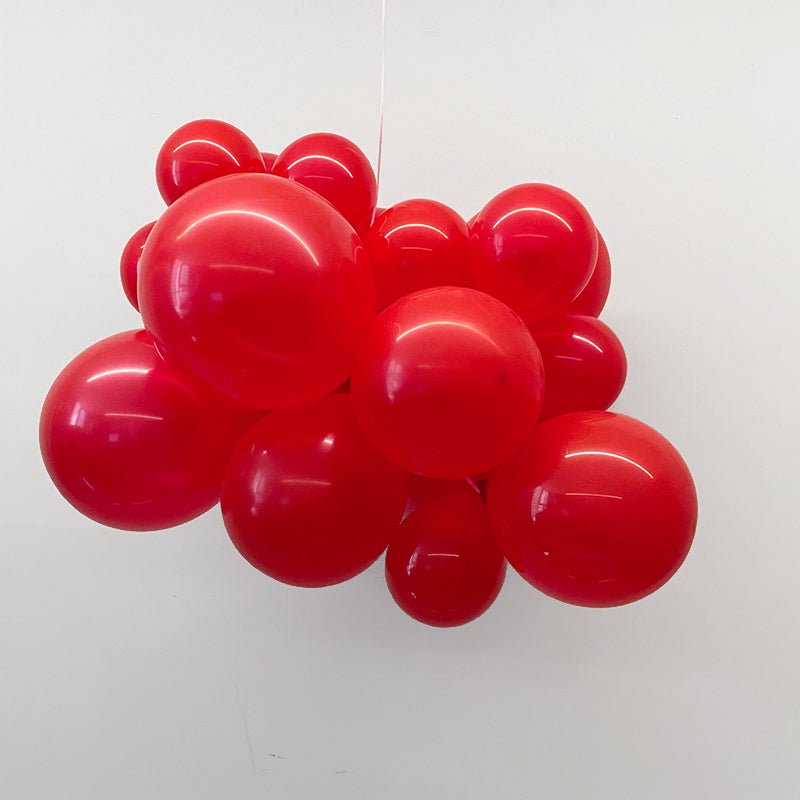 10 Pc Matte Red Latex Helium, Air or Water Balloons 18" - YauSpark