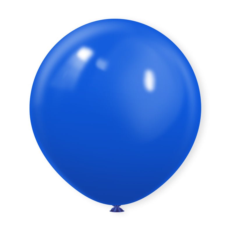 10 Pc Matte Royal Blue Latex Helium, Air or Water Balloons 18" - YauSpark