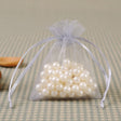 10 Pc Organza Drawstring Wedding Party Favor Gift Bags 5"x7" Grey - YauSpark