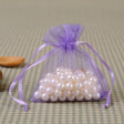 10 Pc Organza Drawstring Wedding Party Favor Gift Bags 5"x7" Purple - YauSpark