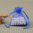 10 Pc Organza Drawstring Wedding Party Favor Gift Bags 5"x7" Royal Blue - YauSpark