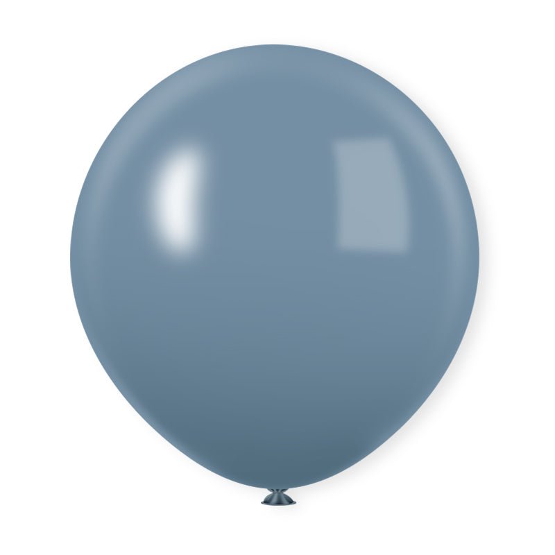 10 Pc Pastel Dusk Blue Latex Helium, Air or Water Balloons 18" - YauSpark