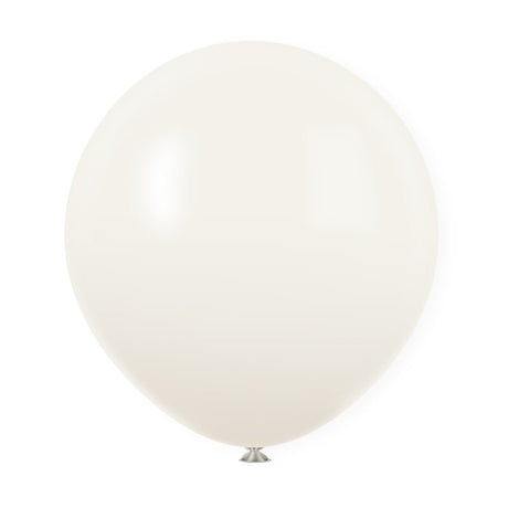 10 Pc Pastel Dusk White Latex Helium, Air or Water Balloons 18" - YauSpark