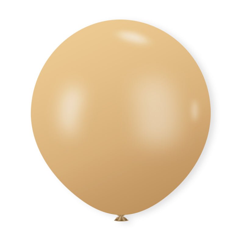 10 Pc Retro Apricot Latex Helium, Air or Water Balloons 18" - YauSpark