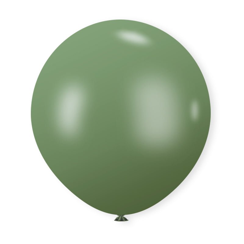 10 Pc Retro Avocado Green Latex Helium, Air or Water Balloons 18" - YauSpark
