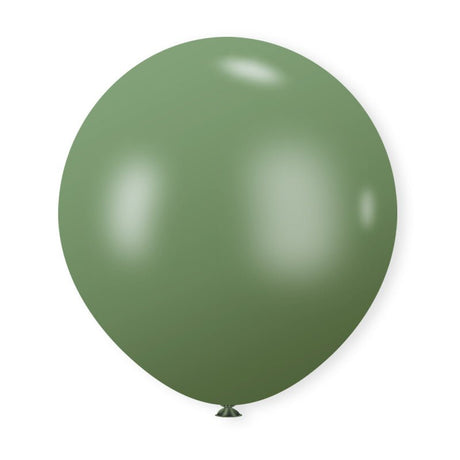 10 Pc Retro Avocado Green Latex Helium, Air or Water Balloons 18" - YauSpark