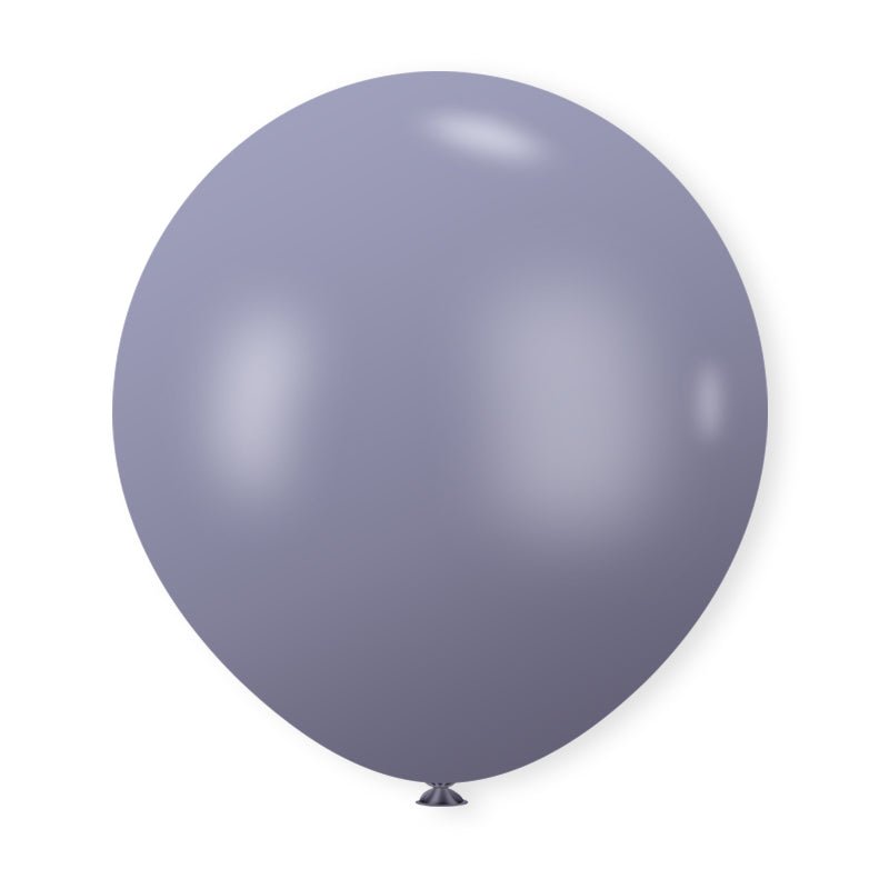 10 Pc Retro Blue Gray Latex Helium, Air or Water Balloons 18" - YauSpark