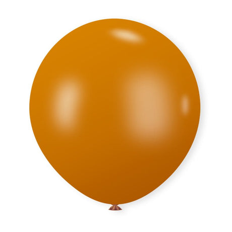 10 Pc Retro Caramel Orange Latex Helium, Air or Water Balloons 18" - YauSpark