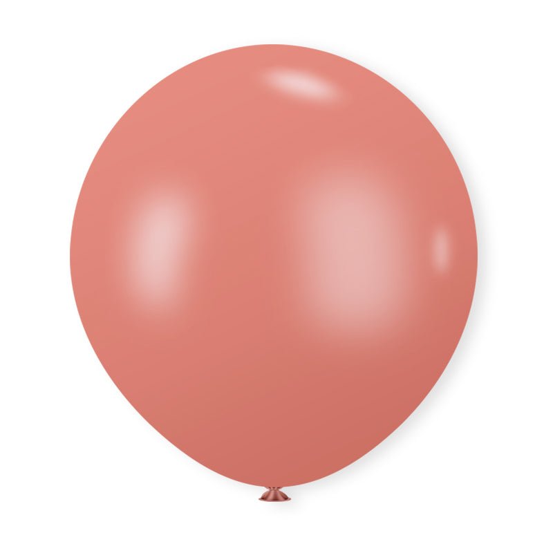 10 Pc Retro Rosewood Latex Helium, Air or Water Balloons 18" - YauSpark