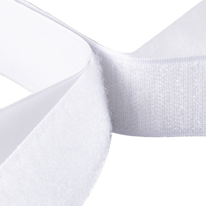 10 Pc White DIY Table Skirt Velcro Tapes 1.4"x4.5" - YauSpark