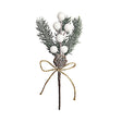10 Pcs Berries Pine Cones Christmas Decoration Crafts White - YauSpark