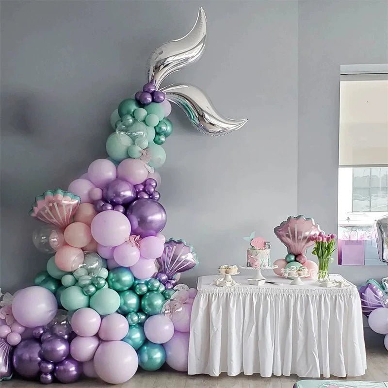 100 Pc Chrome Purple Latex, Air or Water Balloons 5" - YauSpark