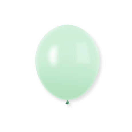 100 Pc Macaroon Green Latex Helium, Air or Water Balloons 10" - YauSpark