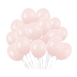 100 Pc Macaroon Pink Latex, Air or Water Balloons 5" - YauSpark