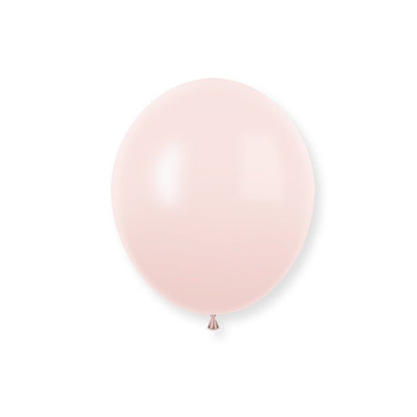 100 Pc Macaroon Pink Latex Helium, Air or Water Balloons 10" - YauSpark