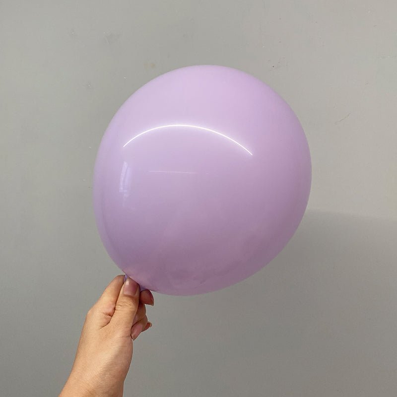 100 Pc Macaroon Purple Latex, Air or Water Balloons 5" - YauSpark