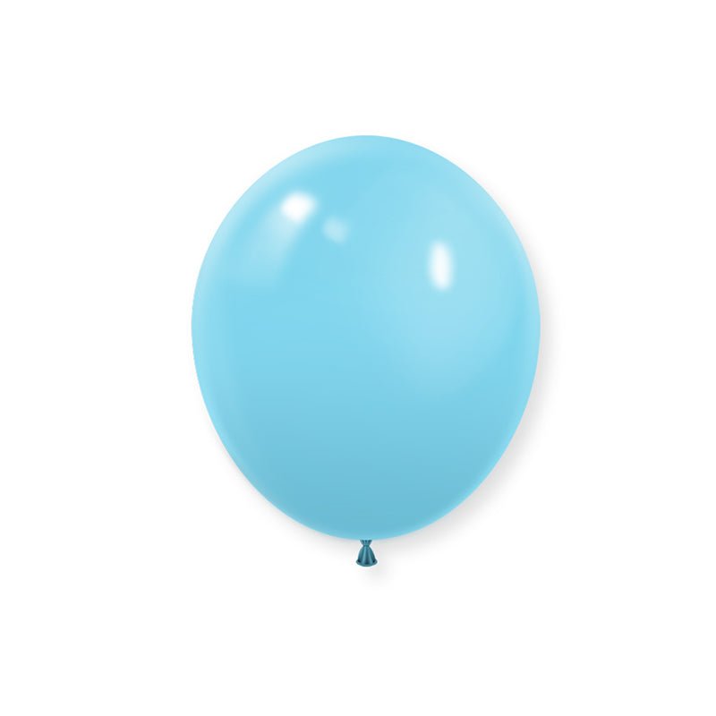 100 Pc Matte Baby Blue Latex Helium, Air or Water Balloons 10" - YauSpark