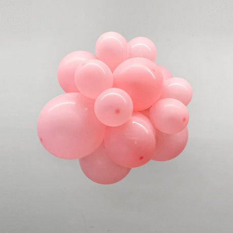 100 Pc Matte Baby Pink Latex, Air or Water Balloons 5" - YauSpark