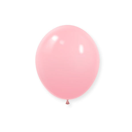 100 Pc Matte Baby Pink Latex Helium, Air or Water Balloons 10" - YauSpark