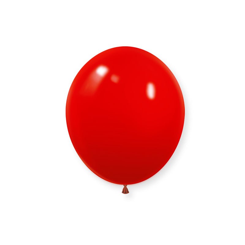 100 Pc Matte China Red Latex Helium, Air or Water Balloons 10" - YauSpark
