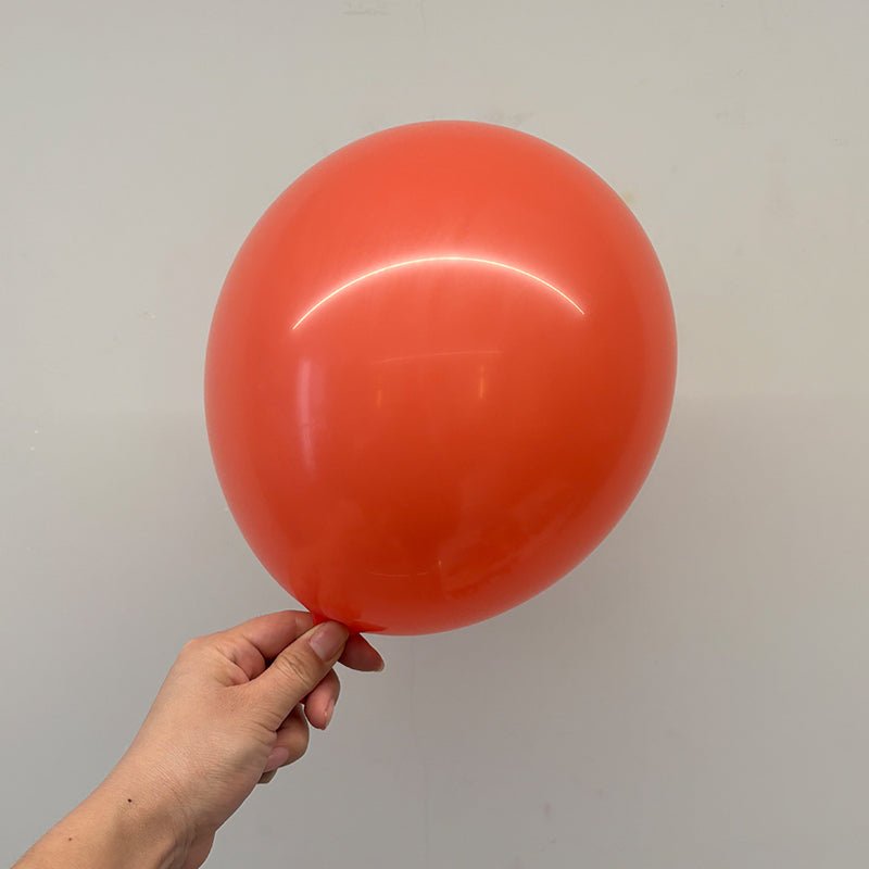 100 Pc Matte Coral Latex, Air or Water Balloons 5" - YauSpark