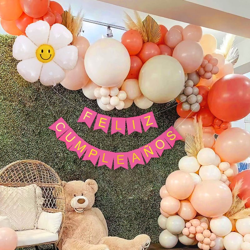 100 Pc Matte Coral Latex, Air or Water Balloons 5" - YauSpark