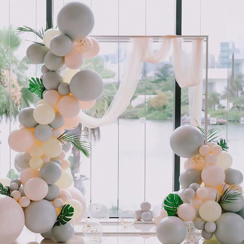 100 Pc Matte Gray Latex, Air or Water Balloons 5" - YauSpark