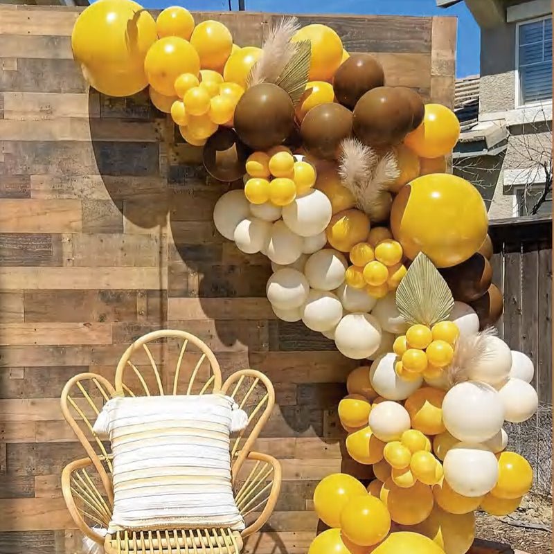 100 Pc Matte Lemon Latex, Air or Water Balloons 5" - YauSpark