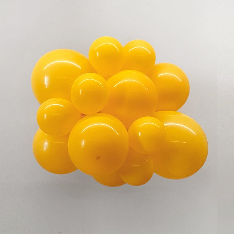100 Pc Matte Lemon Latex, Air or Water Balloons 5" - YauSpark