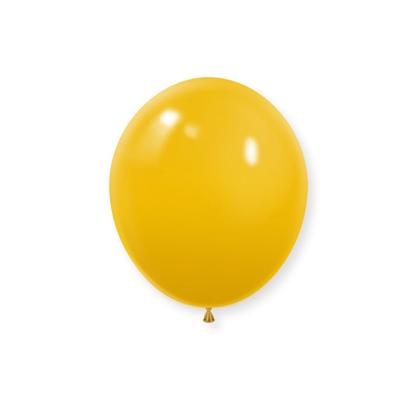 100 Pc Matte Lemon Latex Helium, Air or Water Balloons 10" - YauSpark