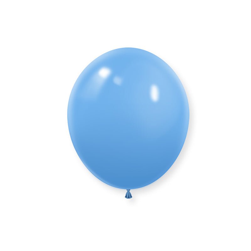 100 Pc Matte Light Blue Latex Helium, Air or Water Balloons 10" - YauSpark