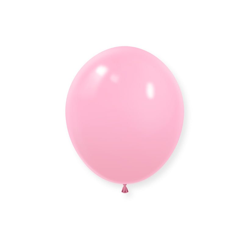 100 Pc Matte Light Pink Latex Helium, Air or Water Balloons 10" - YauSpark