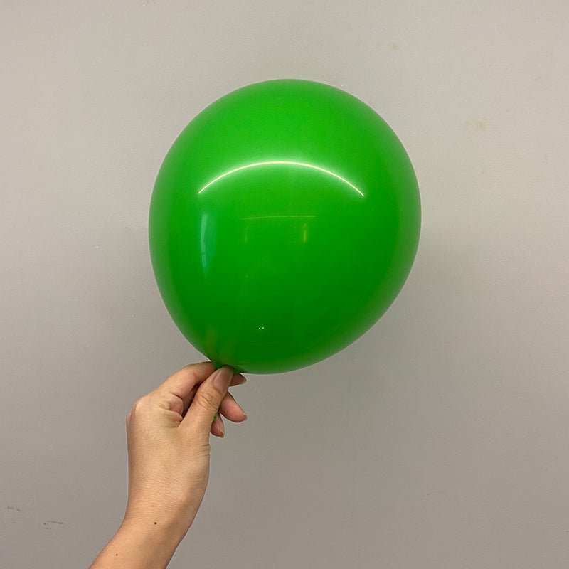 100 Pc Matte Lime Green Latex, Air or Water Balloons 5" - YauSpark