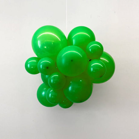 100 Pc Matte Lime Green Latex, Air or Water Balloons 5" - YauSpark