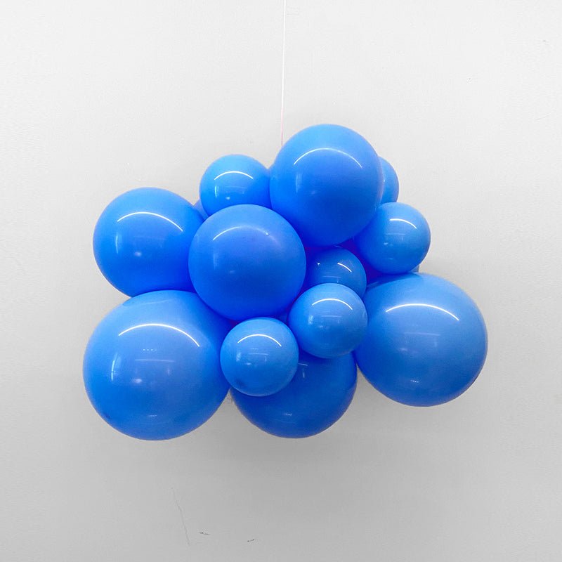 100 Pc Matte Mid Blue Latex, Air or Water Balloons 5" - YauSpark