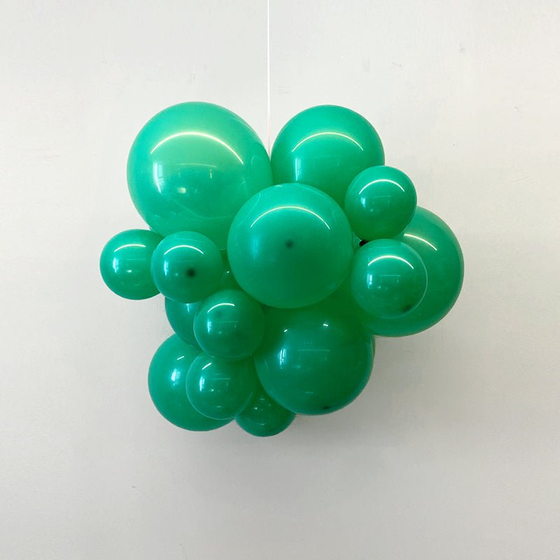 100 Pc Matte Mid Green Latex, Air or Water Balloons 5" - YauSpark
