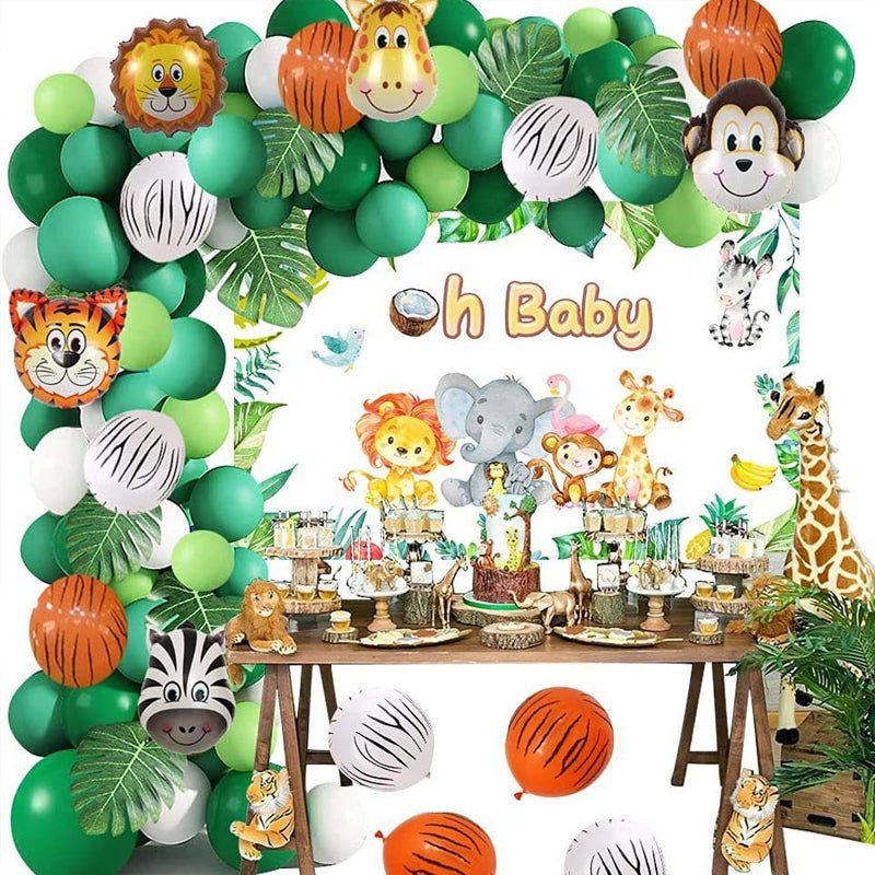 100 Pc Matte Mid Green Latex, Air or Water Balloons 5" - YauSpark