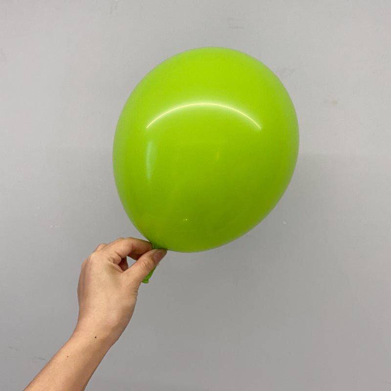 100 Pc Matte Mint Green Latex, Air or Water Balloons 5" - YauSpark