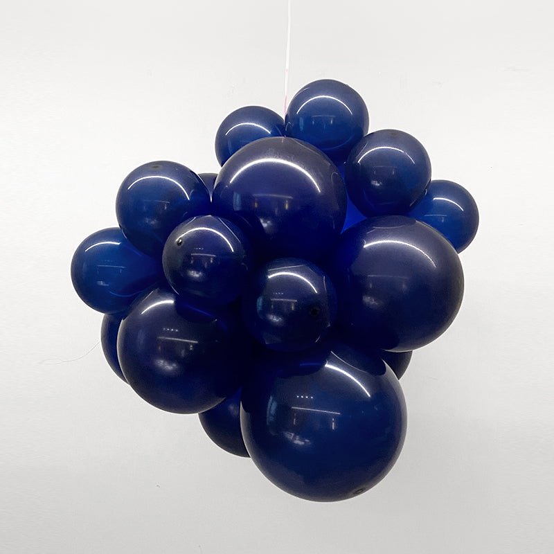 100 Pc Matte Navy Blue Latex, Air or Water Balloons 5" - YauSpark