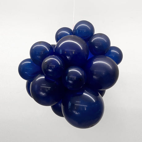 100 Pc Matte Navy Blue Latex, Air or Water Balloons 5" - YauSpark